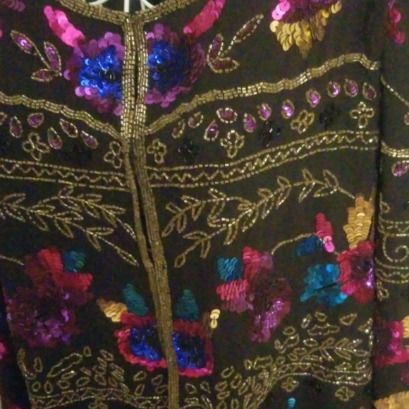 Gorgeous Draper's & Damon's silk sequined jacket - Picture 4 of 7